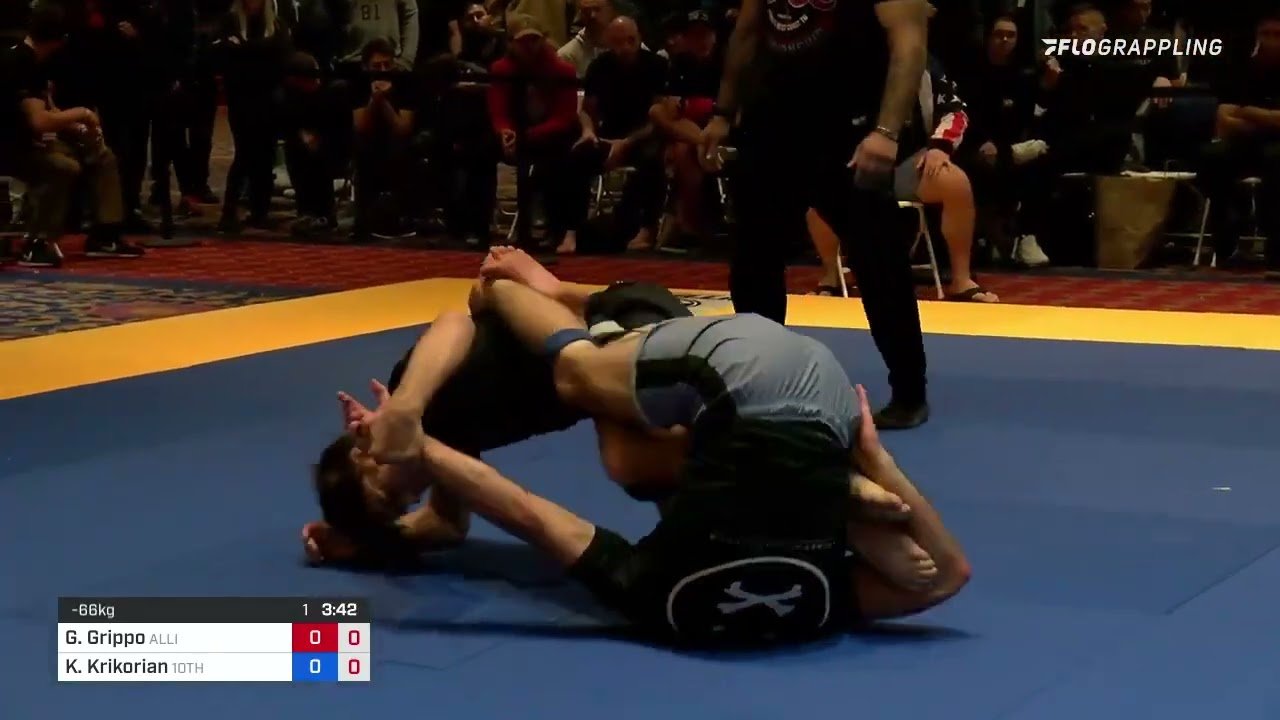 Keith Krikorian Scores Last Minute Submission Over Gianni Grippo! | ADCC East Coast Trials