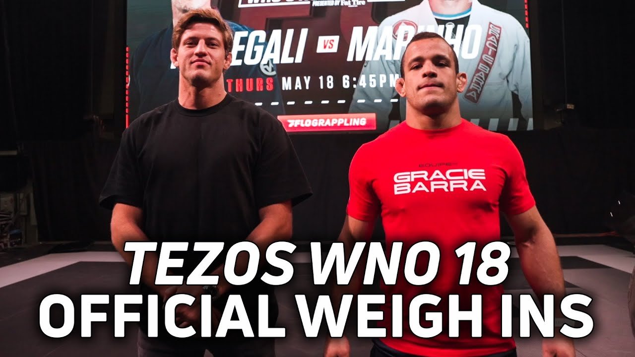 The OFFICIAL Tezos WNO 18: Meregali vs Marinho Weigh Ins
